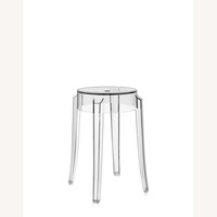 Kartell Charles Ghost Transparent Stools
