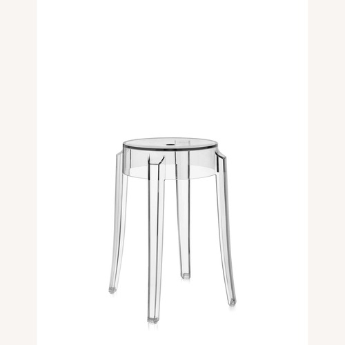 Used Kartell Charles Ghost Transparent Stools for sale on AptDeco