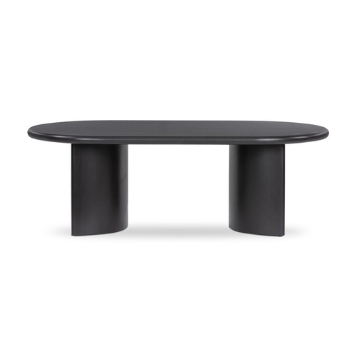 Used Four Hands Black Wood Coffee Table for sale on AptDeco