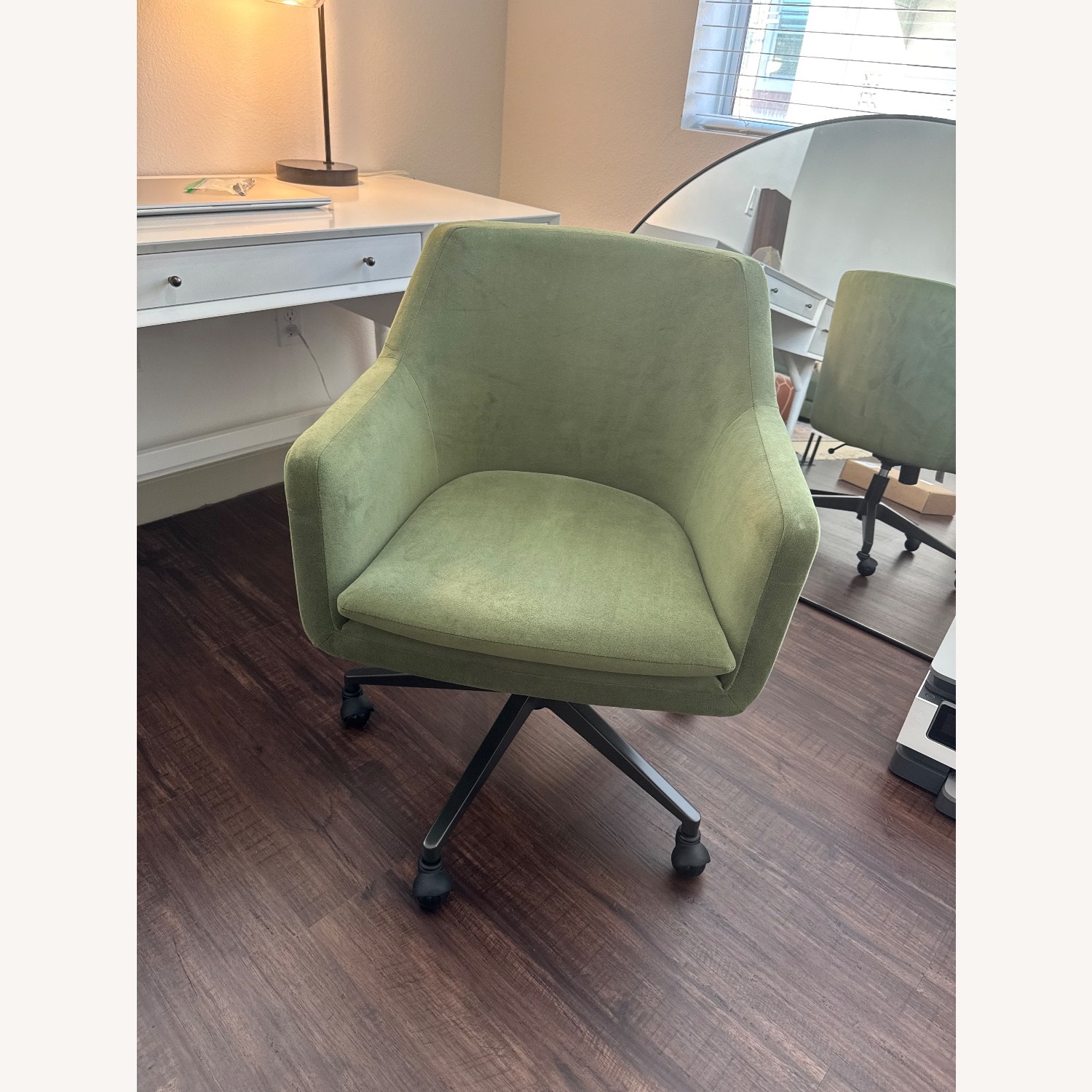 West Elm Helvetica Swivel Office Chair - image-2