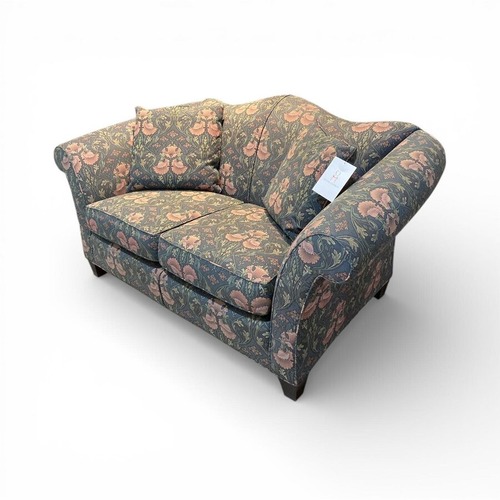 Used Upholstered Floral Fabric Two-Seat Loveseat for sale on AptDeco