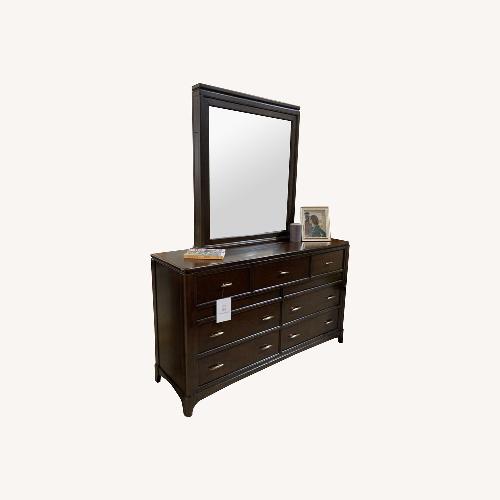 Used Gramercy 9-Drawer w/ Storage Mirror Dresser for sale on AptDeco