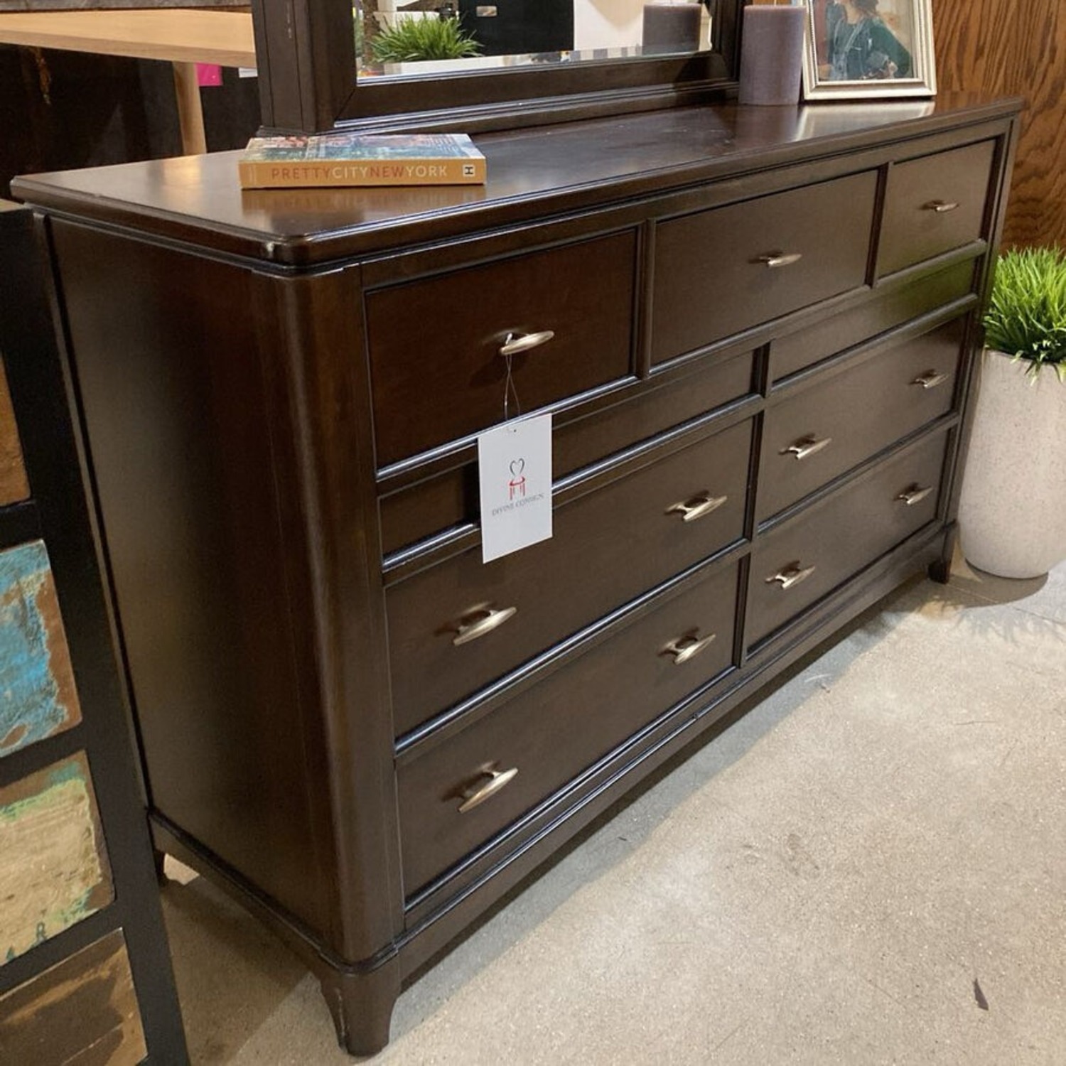 Gramercy 9-Drawer w/ Storage Mirror Dresser - image-3