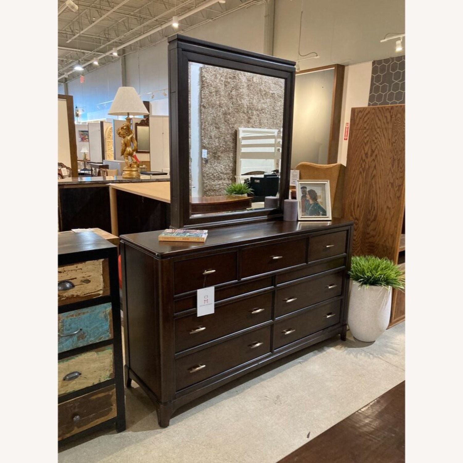 Gramercy 9-Drawer w/ Storage Mirror Dresser - image-1