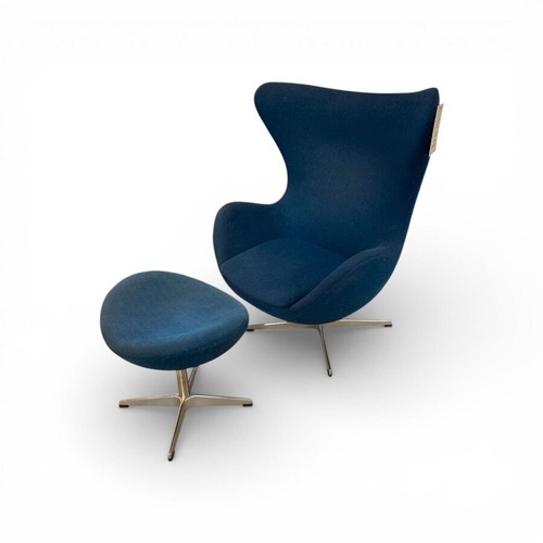 Used Arne Jacobsen Egg Lounge Chair w/ Ottoman  for sale on AptDeco