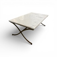 Pamina Marble & Brass Coffee Table