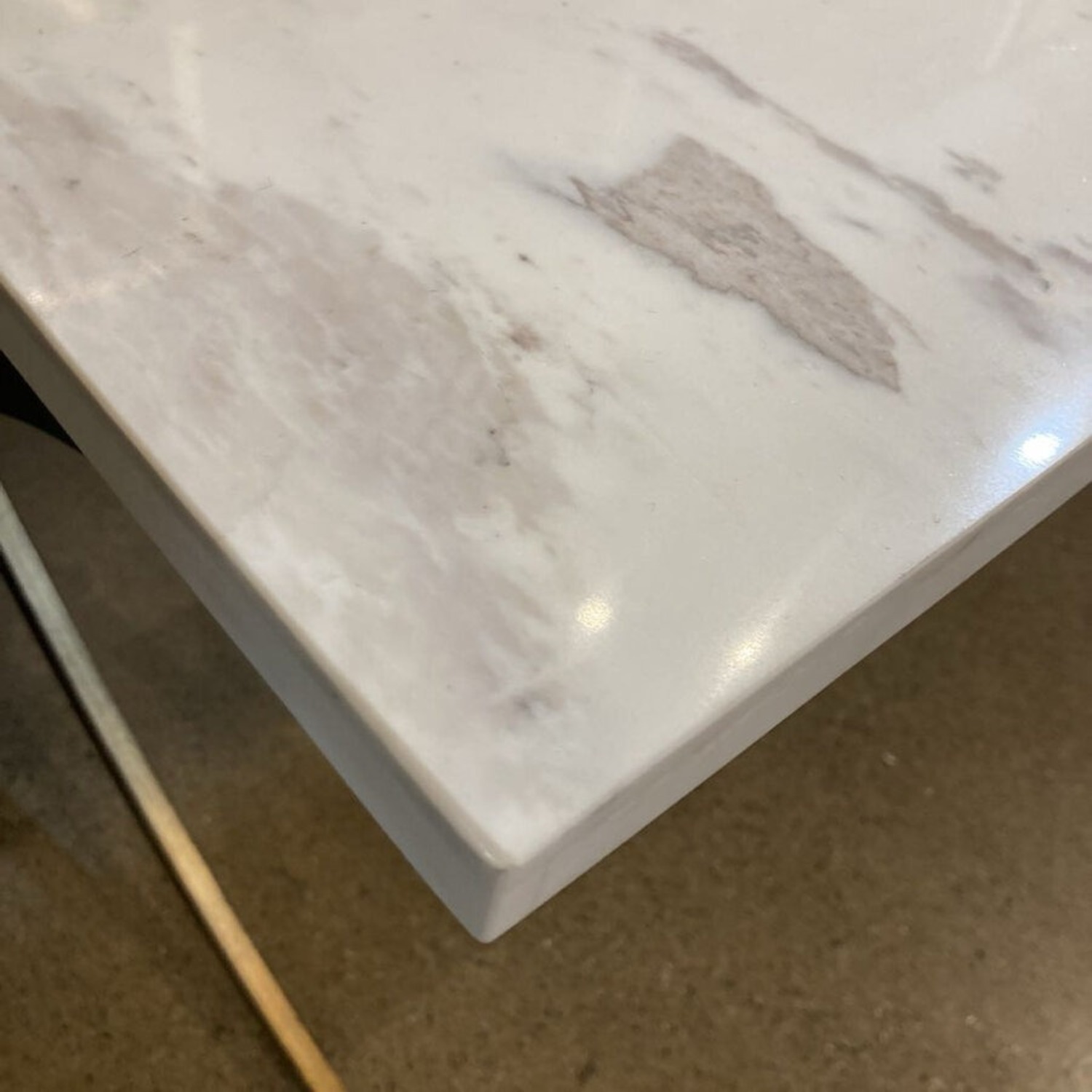 Pamina Marble & Brass Coffee Table - image-5