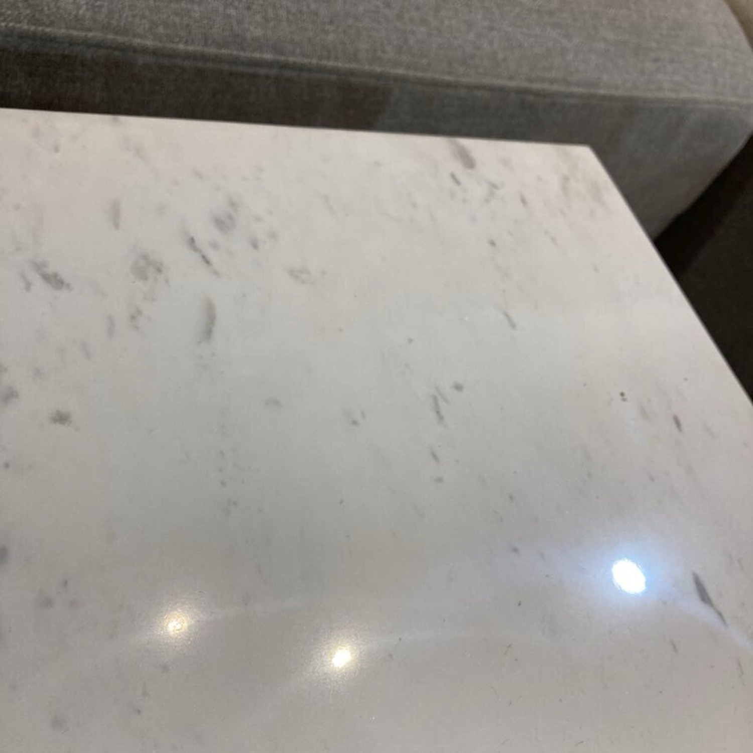 Pamina Marble & Brass Coffee Table - image-8