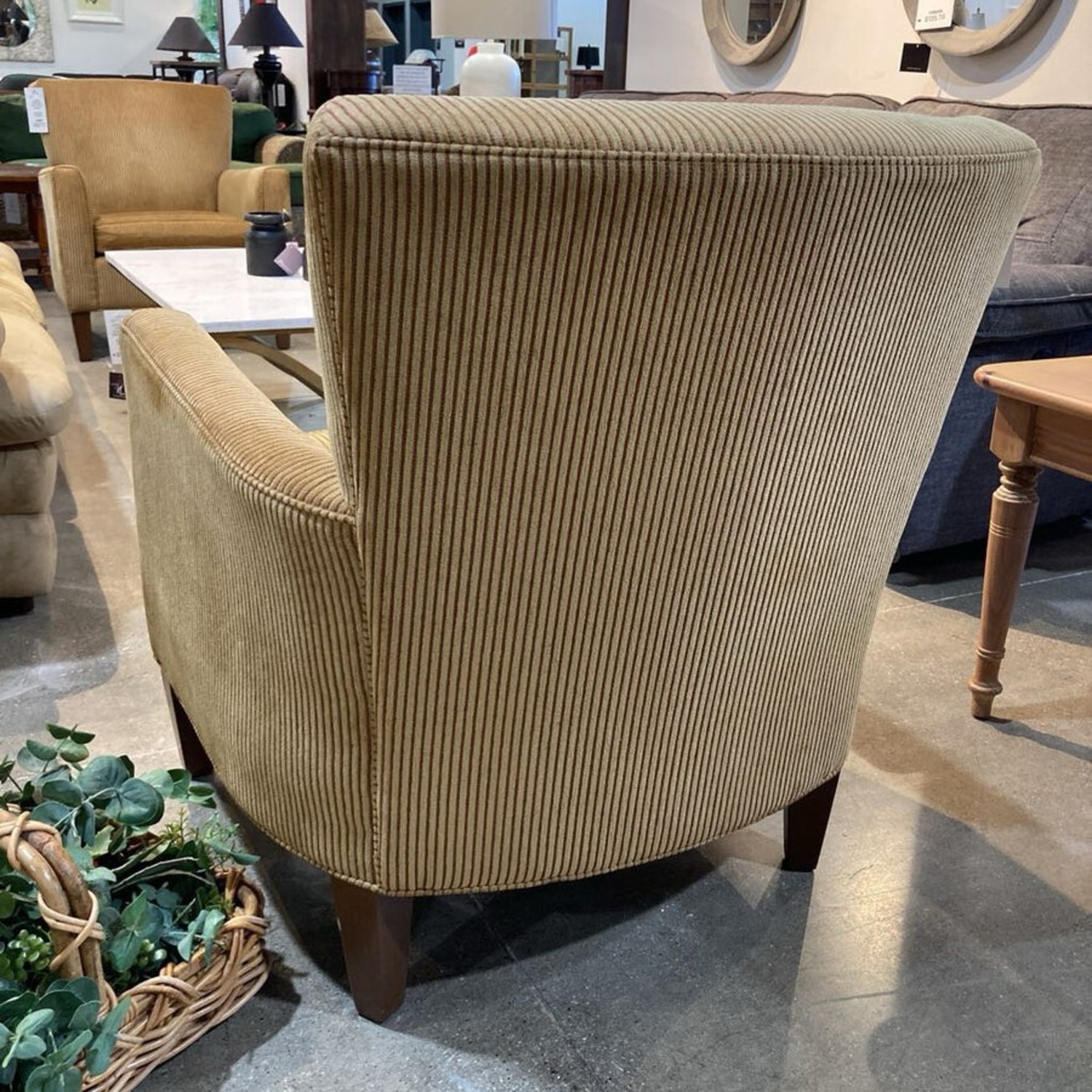 Ethan Allen Corduroy Armchair - image-10