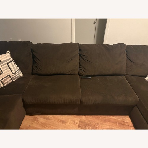 Used Ashley Furniture Dark Brown 3+ Piece Sectional for sale on AptDeco