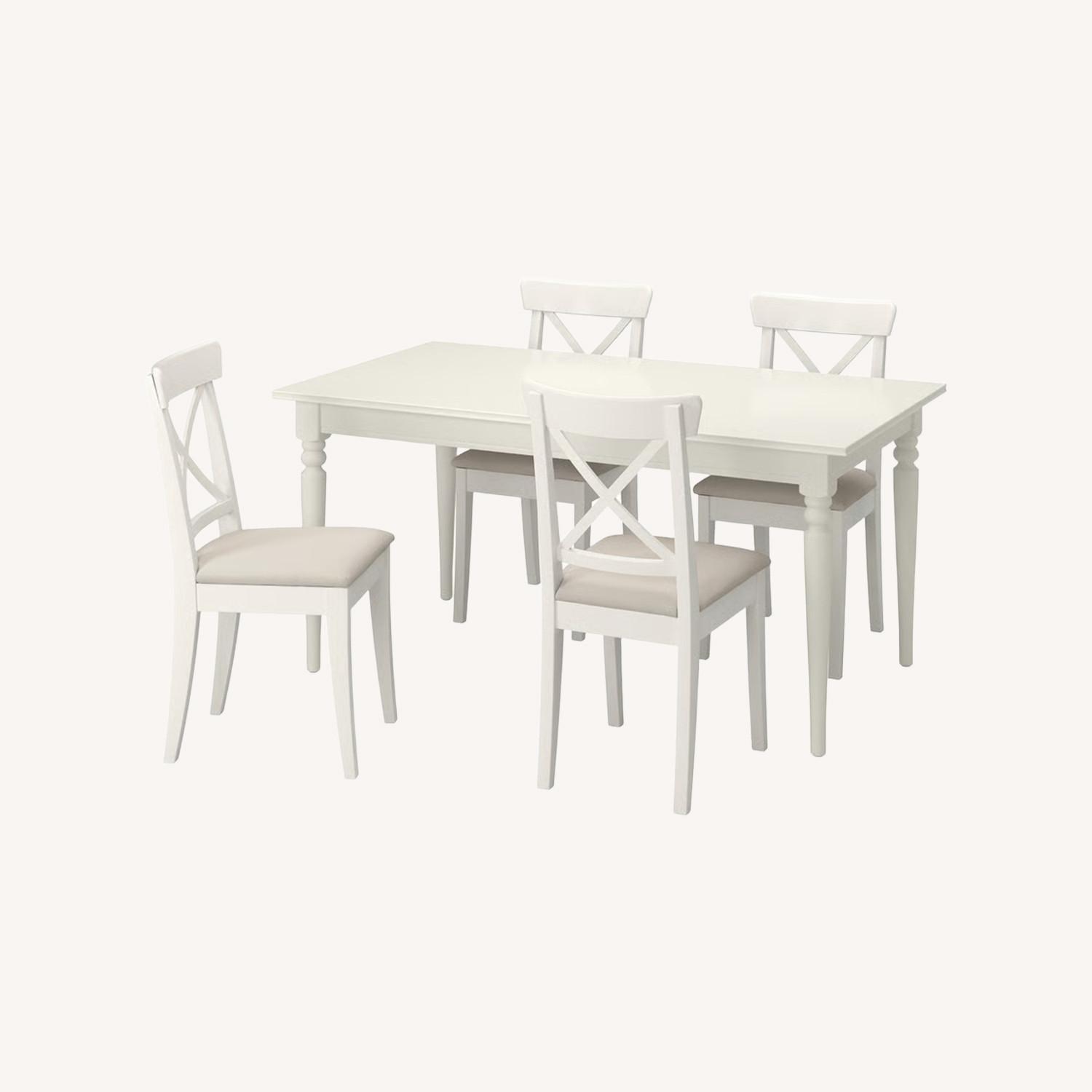 IKEA Dining Set With 4 Chairs - image-0