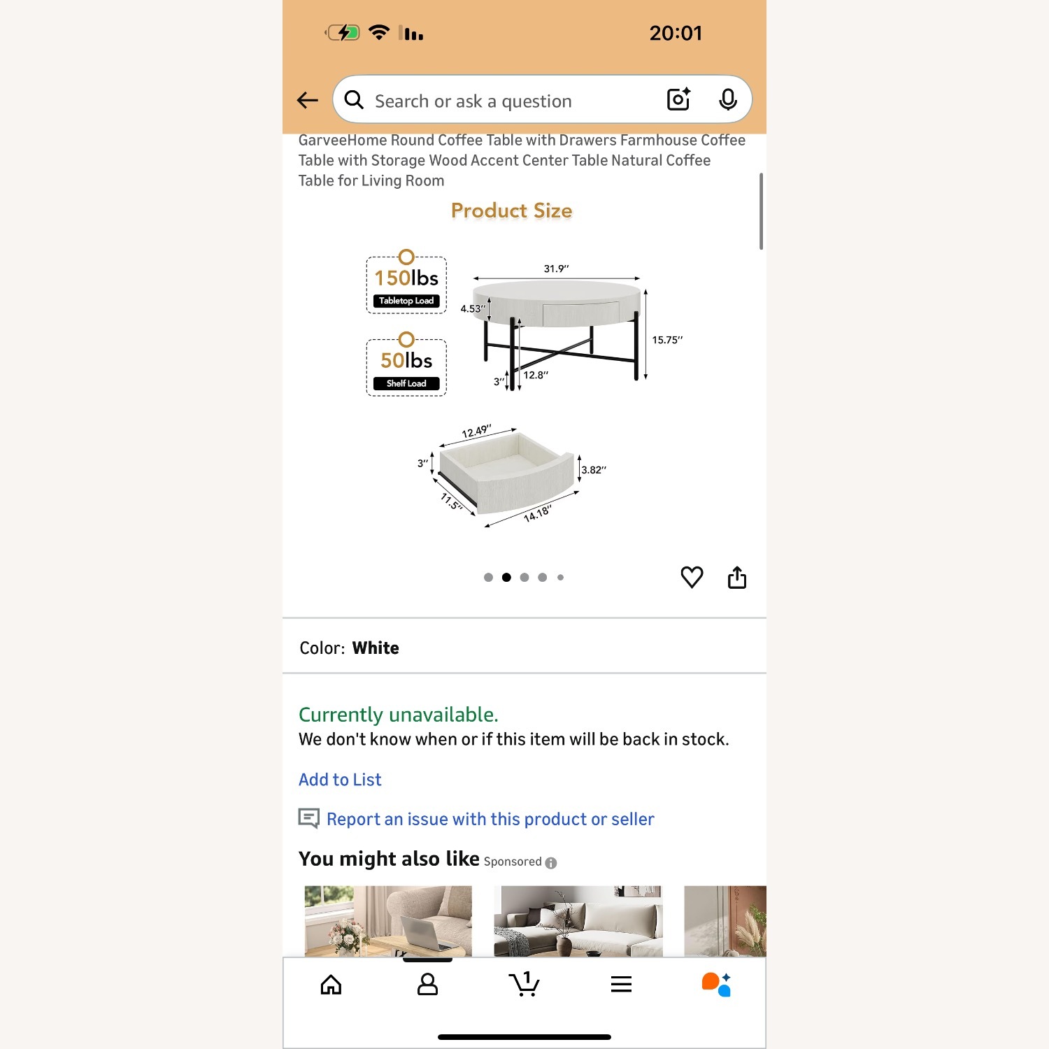 Modern Design Coffee Table  - image-4