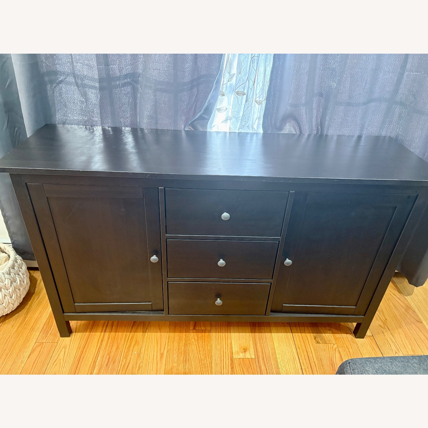 IKEA Hemnes Black Brown Sideboard - image-1