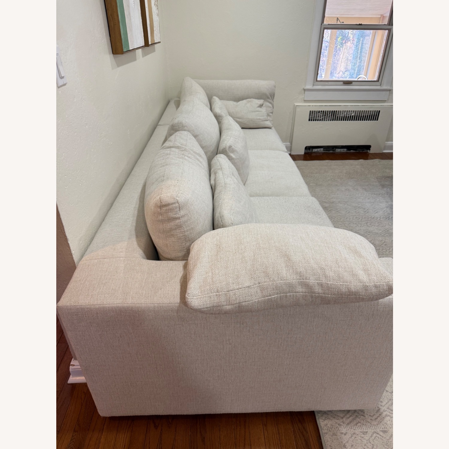 West Elm Harmony Modular White 3+ Piece Sectional - image-5