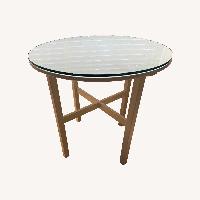 Vintage/Antique Finds White Wood Side Table