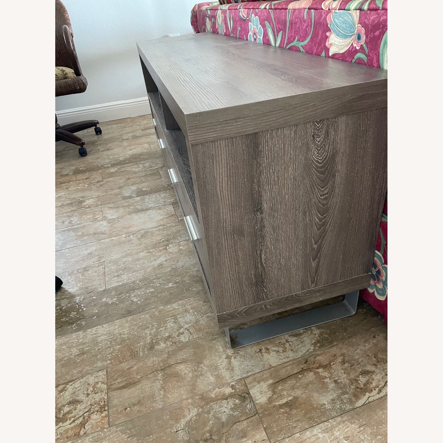 Wayfair Light Gray Media Storage - image-2