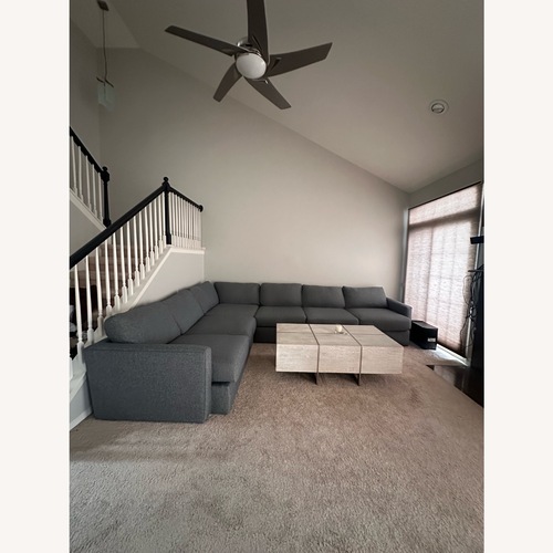 Used City Furniture Dark Gray 3+ Piece Sectional for sale on AptDeco