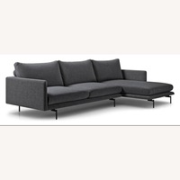 Modloft Modern 2 Piece Sectional - Right Facing
