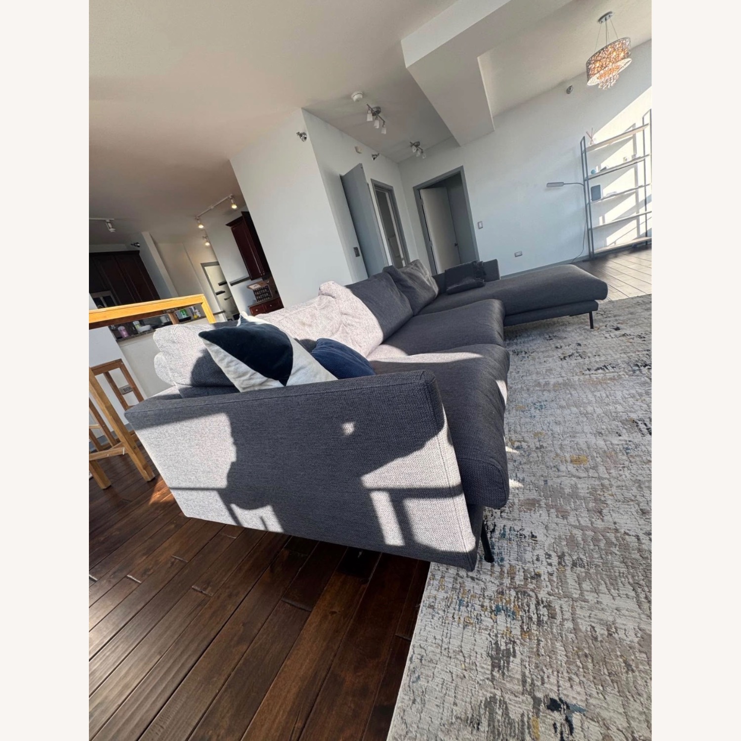 Modloft Modern 2 Piece Sectional - Right Facing - image-4