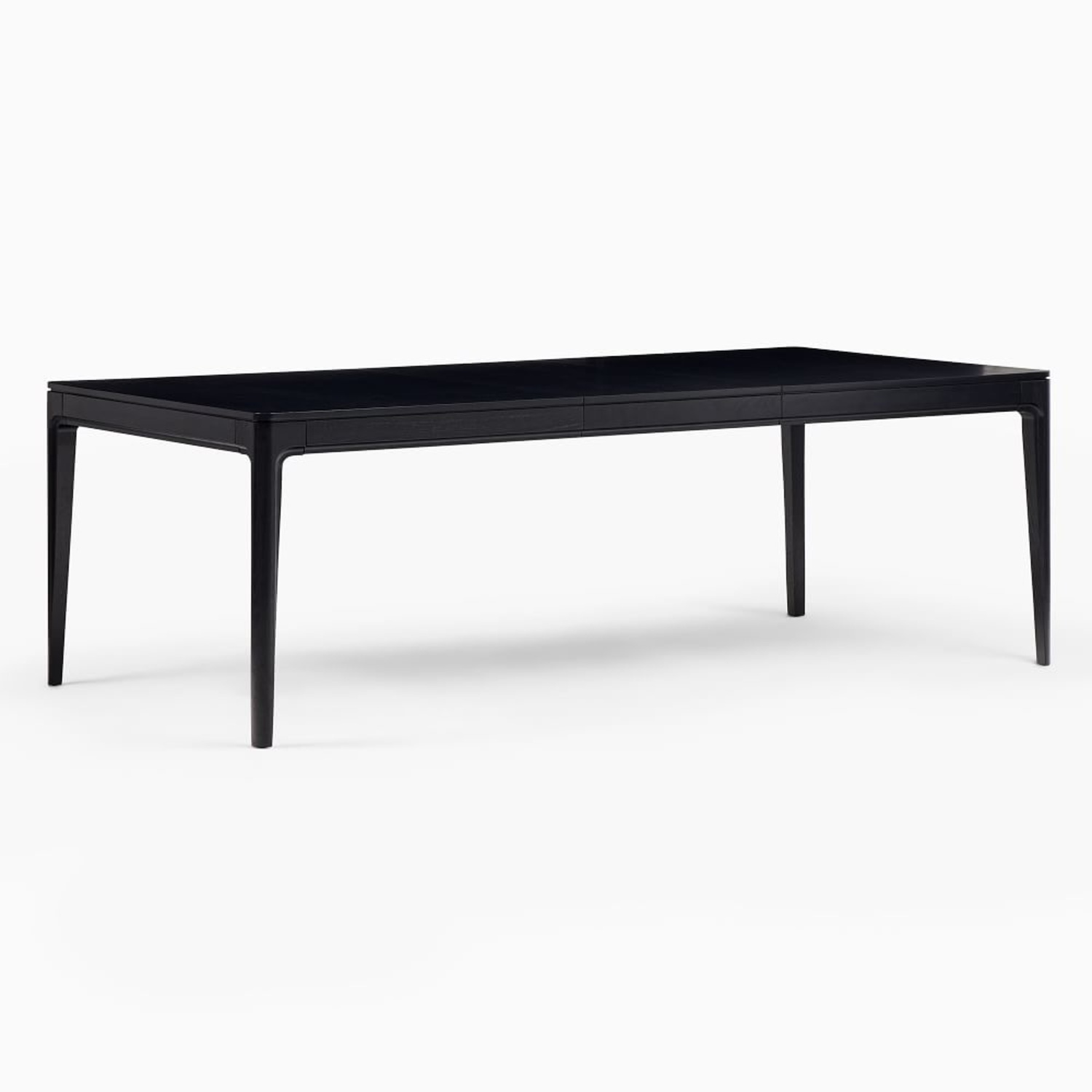 West Elm Parker Black Wood Dining Table - image-0