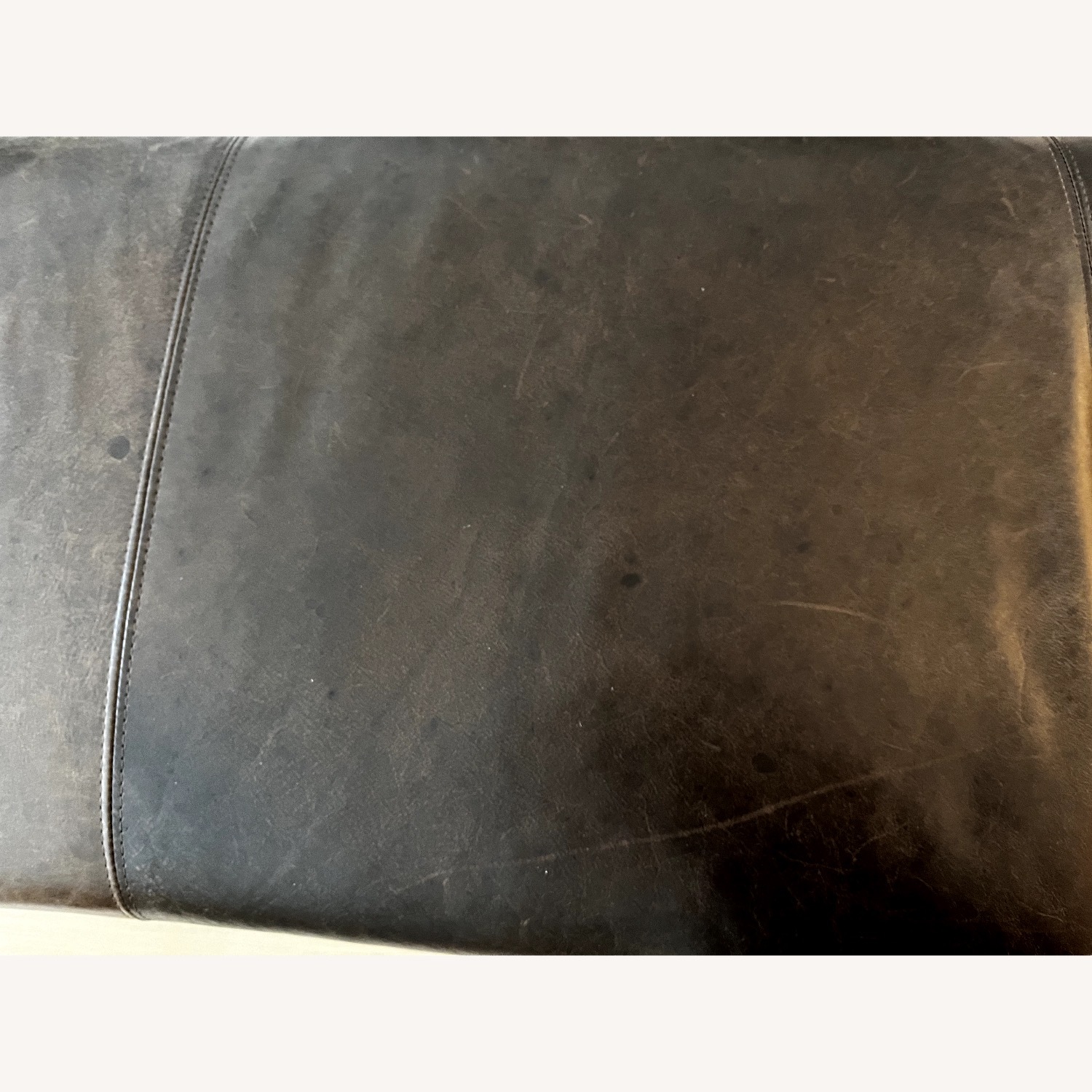 Arhaus Xavier Dark Brown Leather Bench  - image-5