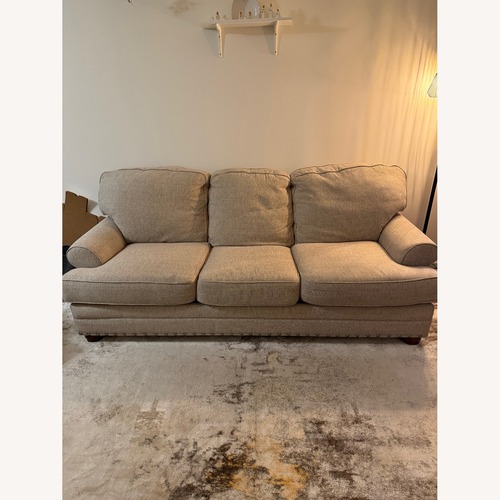 Used Bob's Discount Furniture Charleston Natural Sleeper Sofa for sale on AptDeco