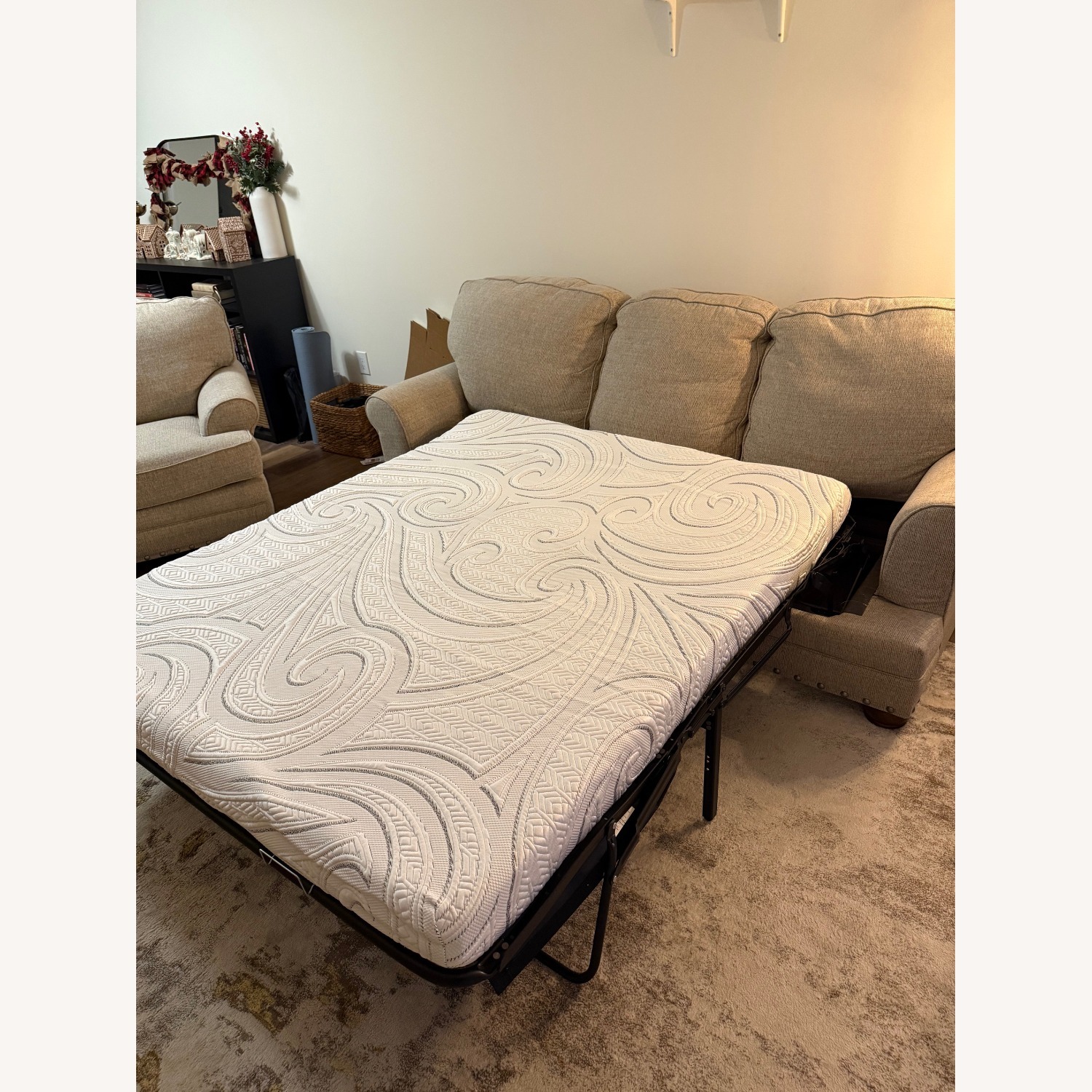 Bob's Discount Furniture Charleston Natural Sleeper Sofa - image-2