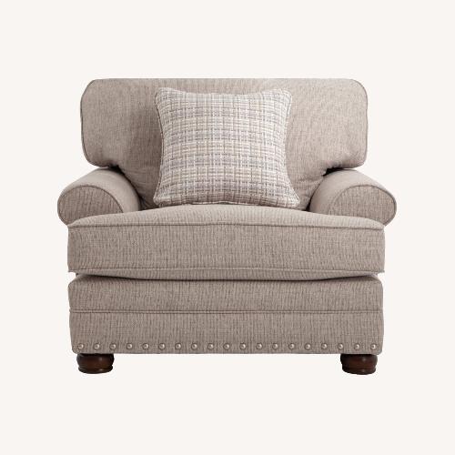 Used Bob's Discount Furniture Charleston Beige Chair for sale on AptDeco