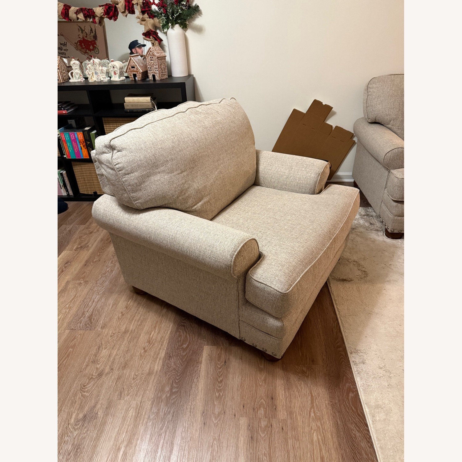 Bob's Discount Furniture Charleston Beige Chair - image-2