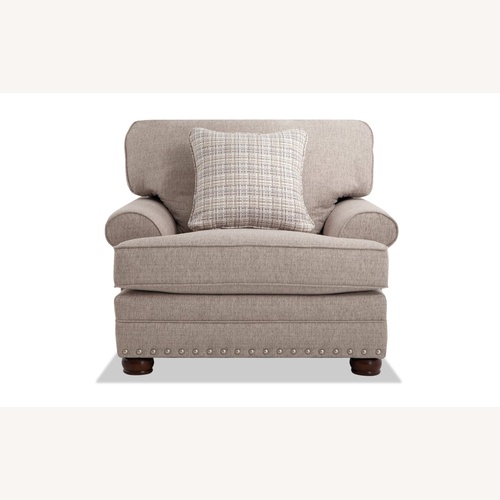 Used Bob's Discount Furniture Charleston Beige Chair for sale on AptDeco