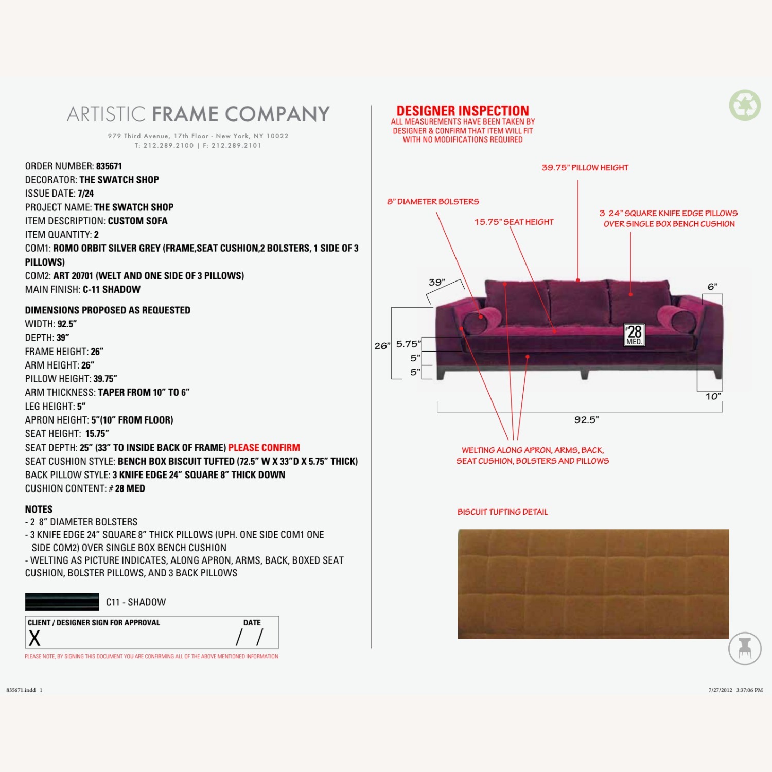 Luxury Grey Velvet Sofa Custom Artistic Frame - image-5