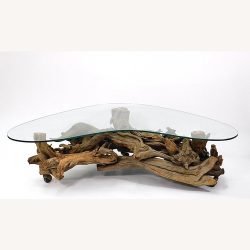 Used Vintage/Antique Finds Natural Wood Coffee Table for sale on AptDeco