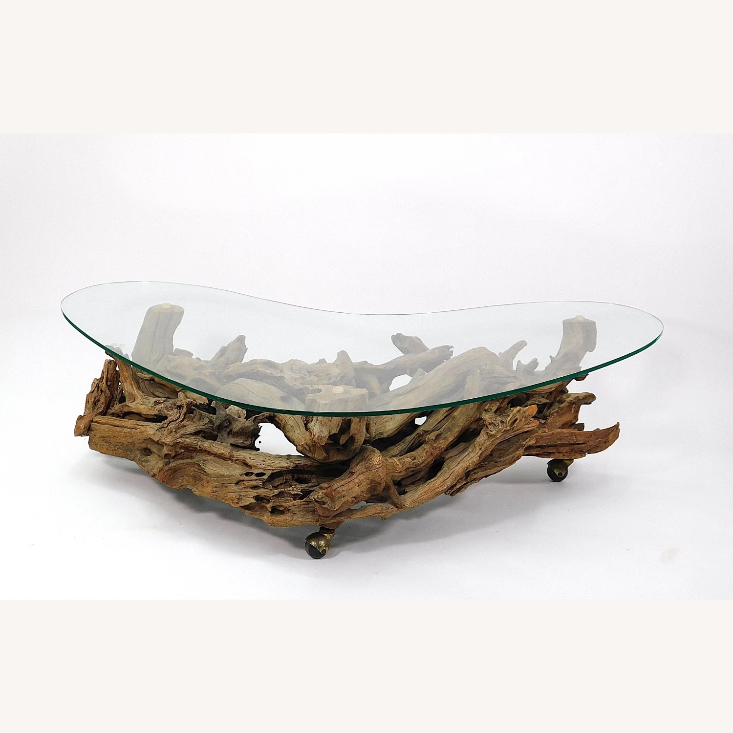 Vintage/Antique Finds Natural Wood Coffee Table - image-2