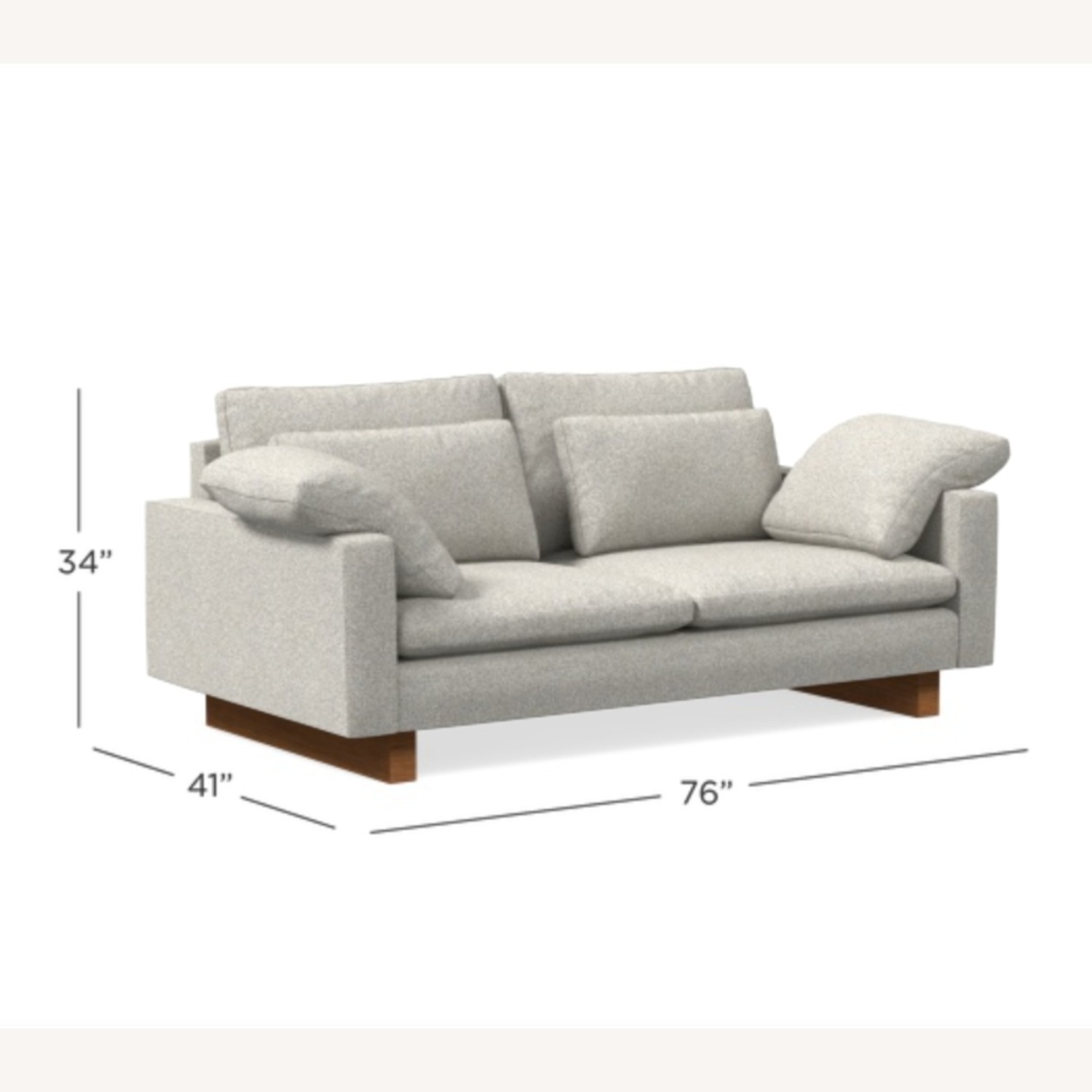 West Elm Harmony Down Filled Sofa - image-6