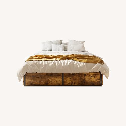 Used  Milliken Storage Platform Bed With 4 Drawers No Headboard for sale on AptDeco