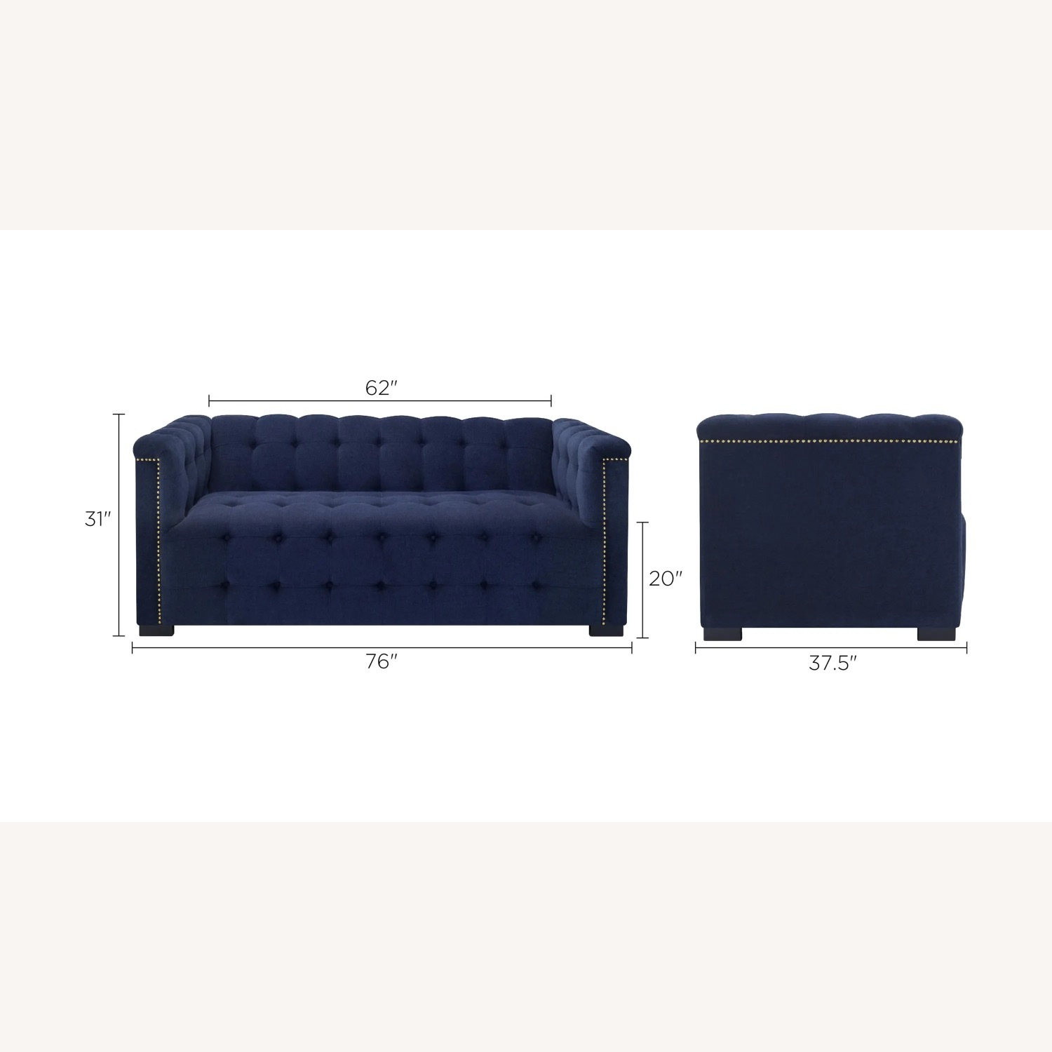 Raymour & Flanigan Diana Loveseat  - image-1