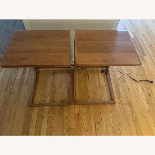 Used Light Brown Wood Side Tables for sale on AptDeco