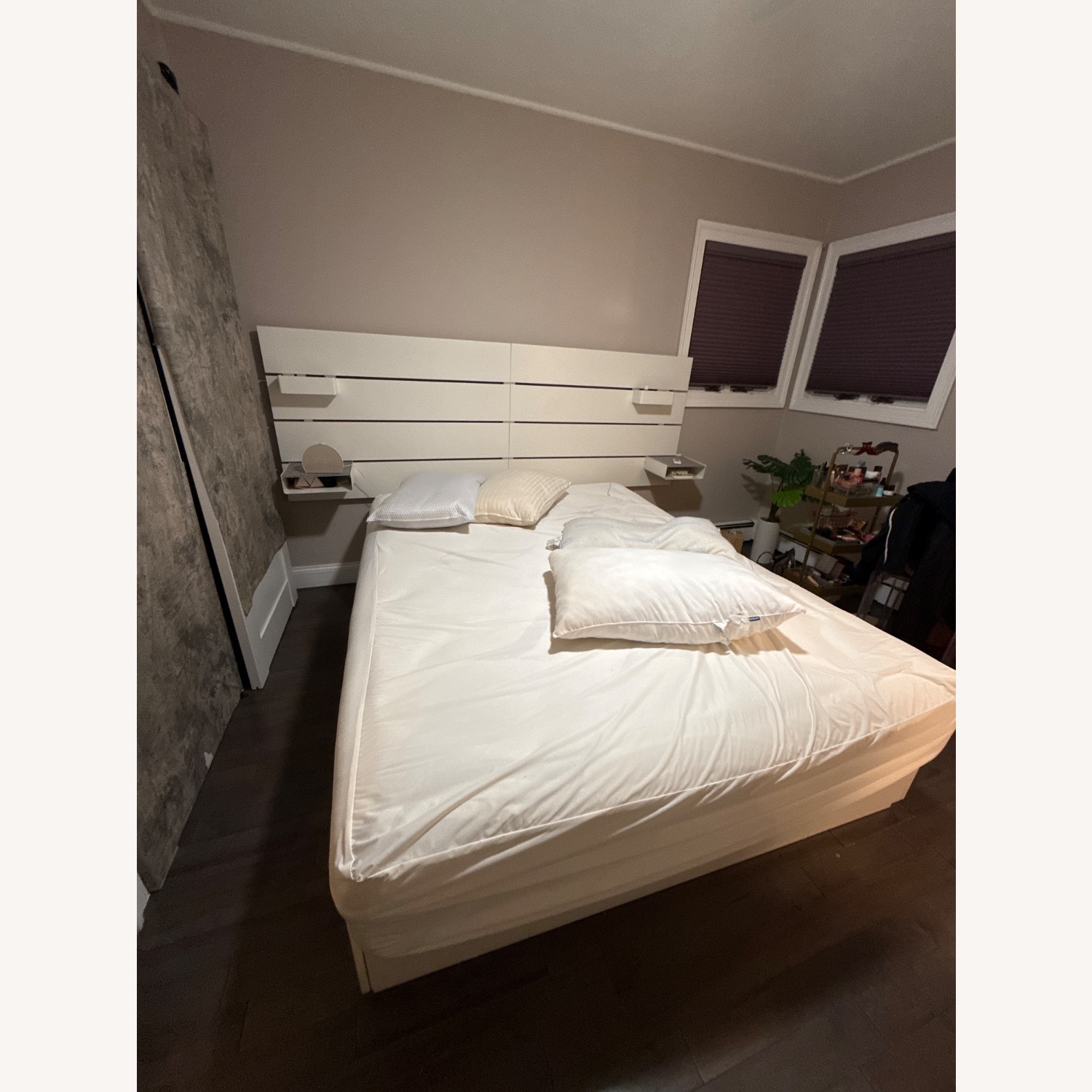 IKEA Nordli White Queen Bed - image-1