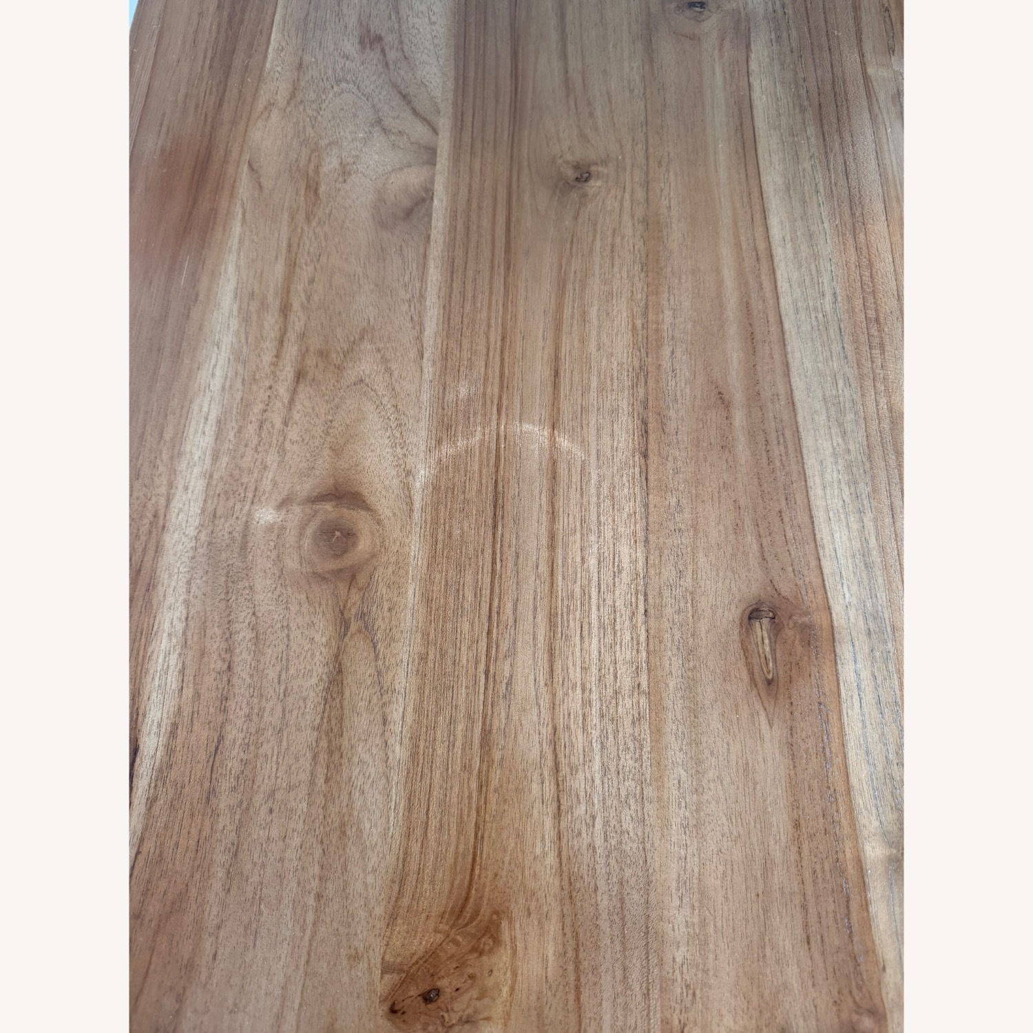 CB2 Trestle 88" Wood and Metal Dining Table - image-3