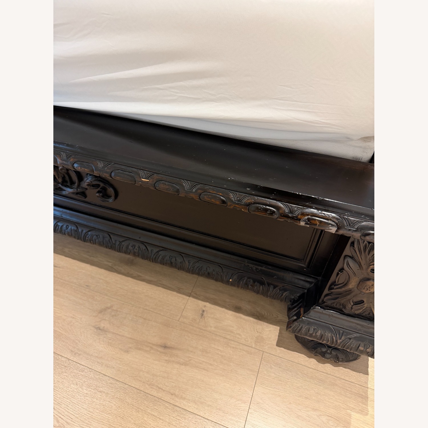 Restoration Hardware King Black French Empire Bed - image-10