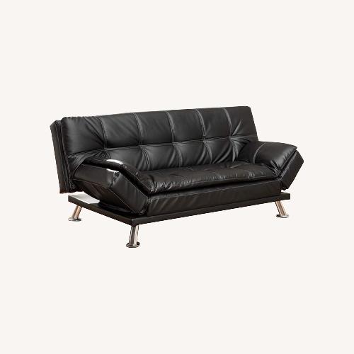 Used Hauser Black Futon for sale on AptDeco