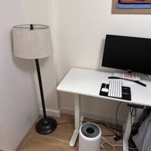 Used Pottery Barn Chelsea Metal Floor Lamp for sale on AptDeco