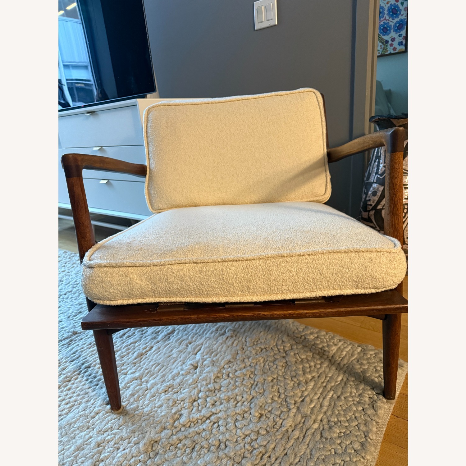 Vintage Mid Century Danish Modern Lounge Chairs - image-4