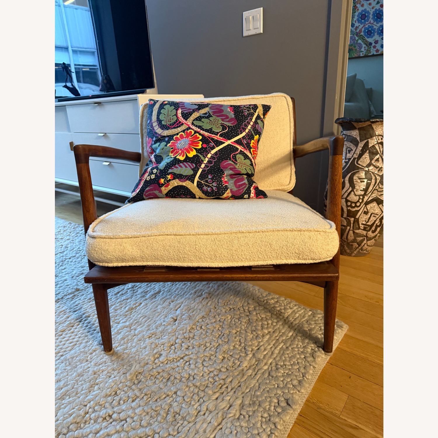 Vintage Mid Century Danish Modern Lounge Chairs - image-0