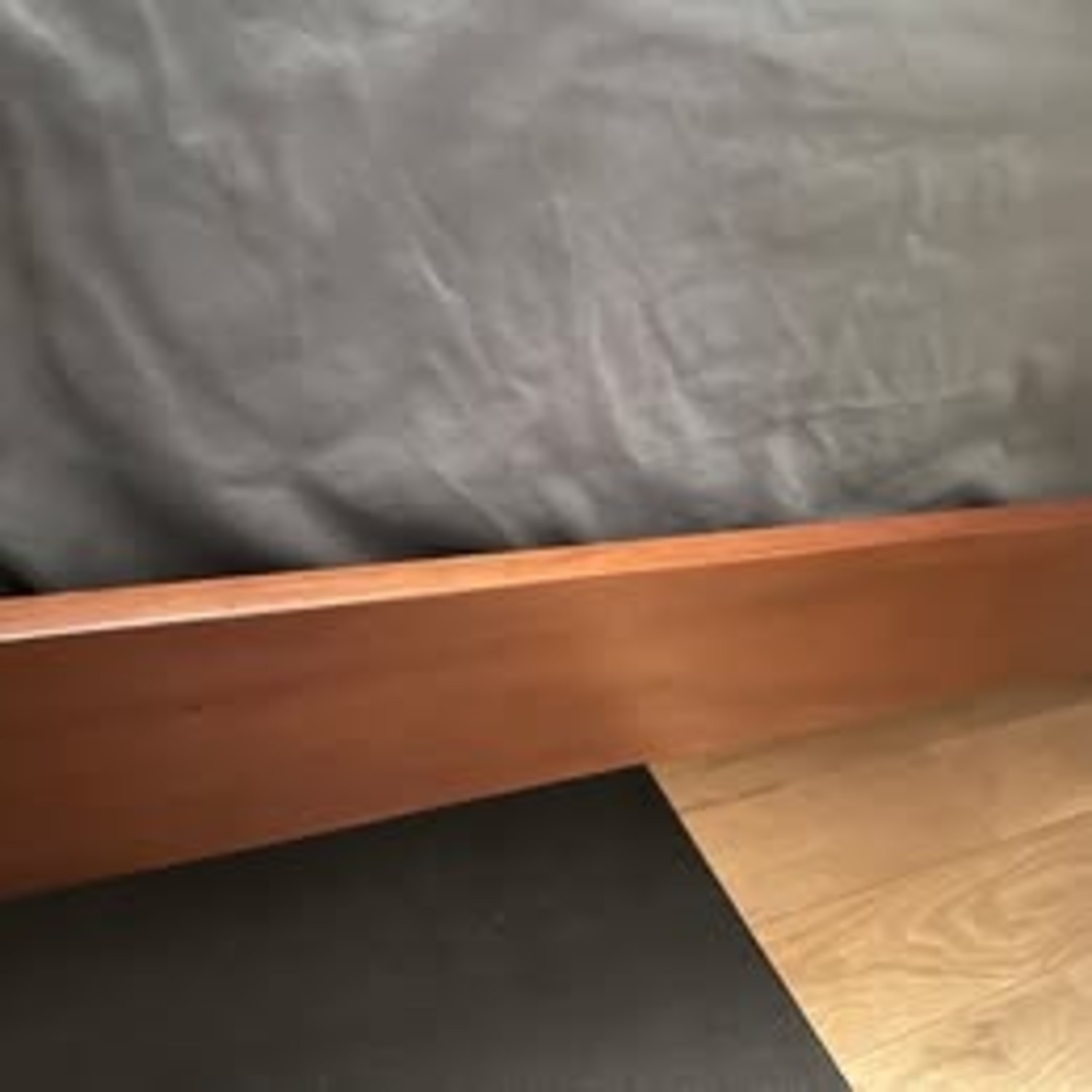 West Elm Queen Simple Bed Frame Acorn - image-1