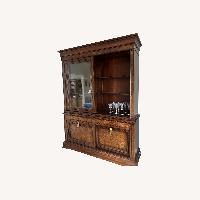 Ethan Allen Townhouse Dark Brown Wood Sideboard