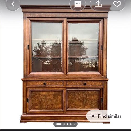 Used Ethan Allen Townhouse Dark Brown Wood Sideboard for sale on AptDeco