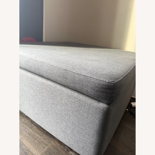 Used Wayfair Zipcode Design Upholstered Storage Ottoman  for sale on AptDeco