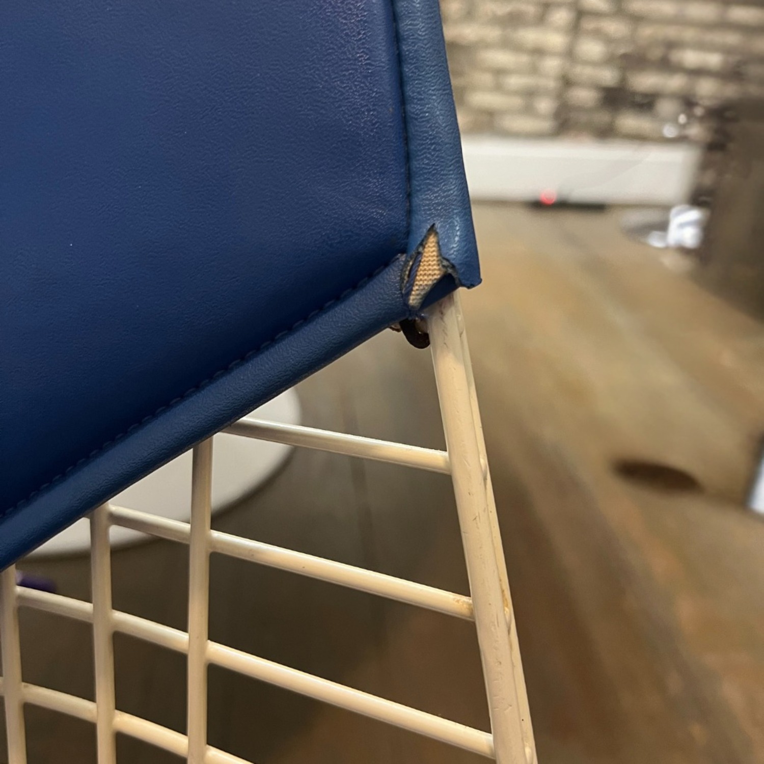 Herman Miller Eames Blue Metal Dining Chairs - image-4