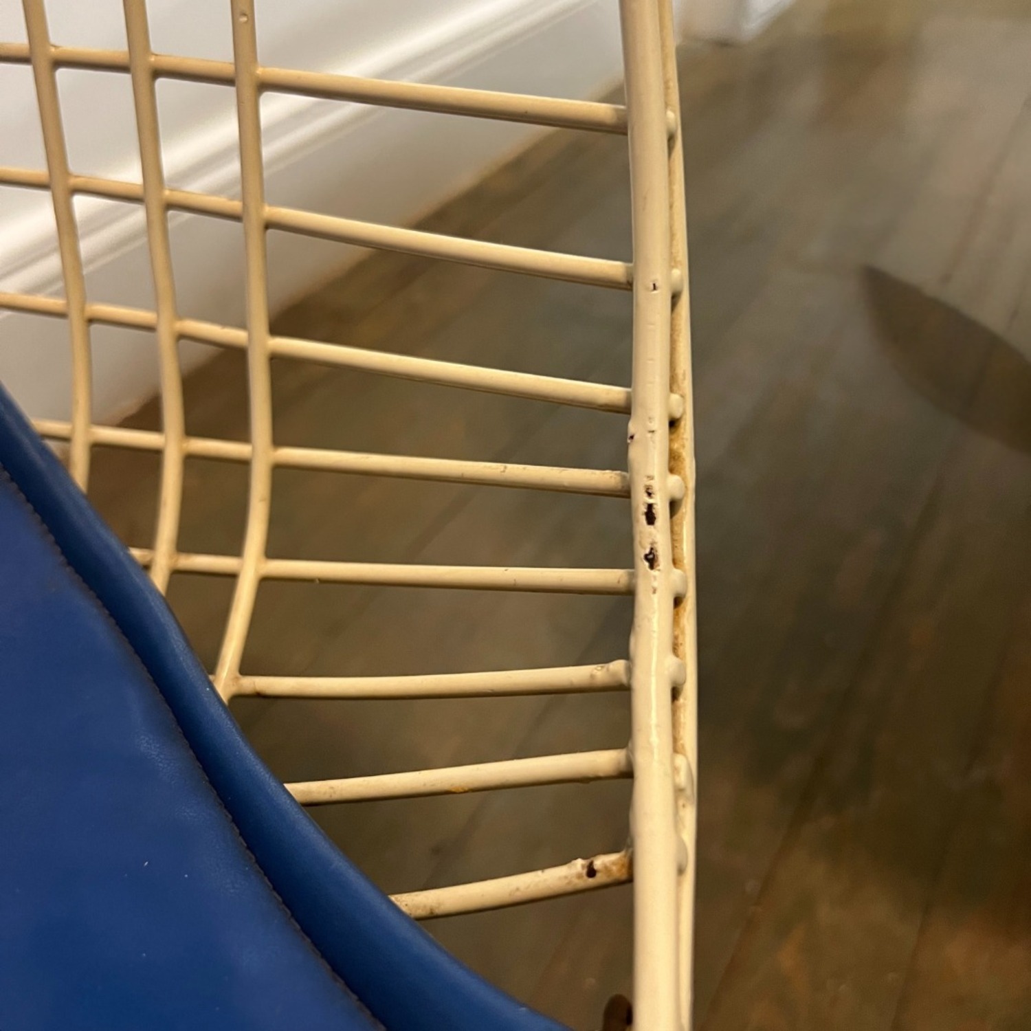 Herman Miller Eames Blue Metal Dining Chairs - image-6